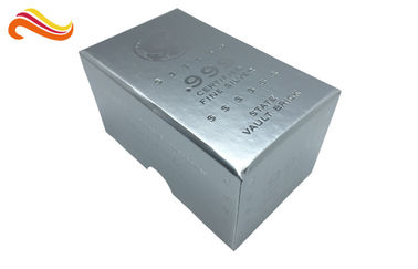 Free sample Silver Hot Stamping promotion Gift Boxes for memorabilia