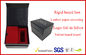 Leather Texture Rigid Board Gift Packaging Boxes , Foil Stamping Watch Packaging Boxes With Soft Velvet