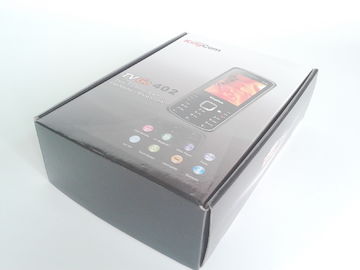 Promotional Matt Lamination Grey Card Corrugated Paper Box For Mobile Phone Packaging