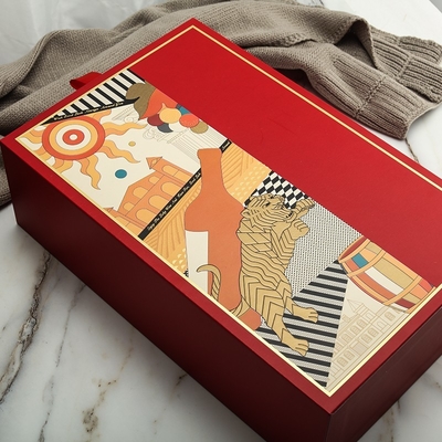 New Year Red Wine Gift Box Double Universal Zodiac Lafite Double Gift Box