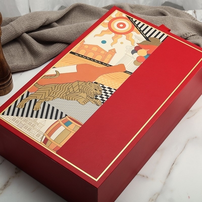 New Year Red Wine Gift Box Double Universal Zodiac Lafite Double Gift Box