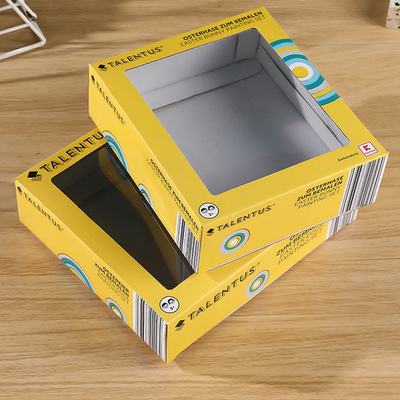 Customized Windowed Cardboard Boxes Electronics Packaging Box