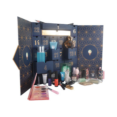 Cardboard C2S artpaper Custom Advent Calendar Box Christmas Gift